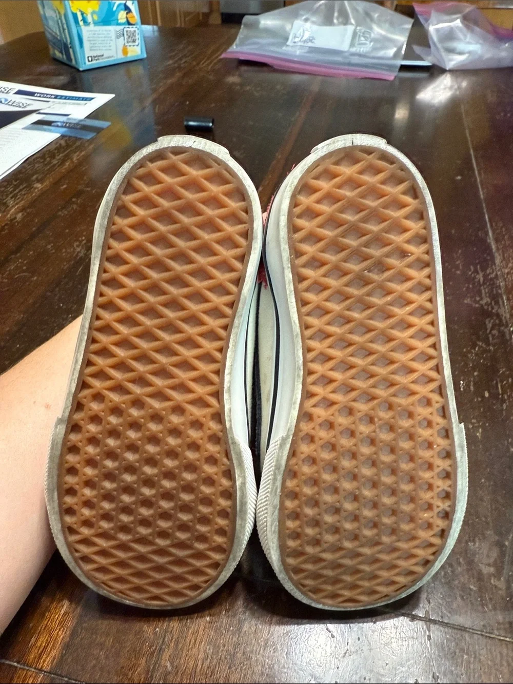 Used multi color Vans toddler size 7.5